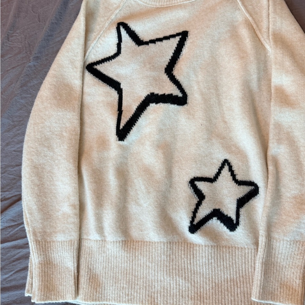 Aerie Star Sweater – Cream – Cozy Knit